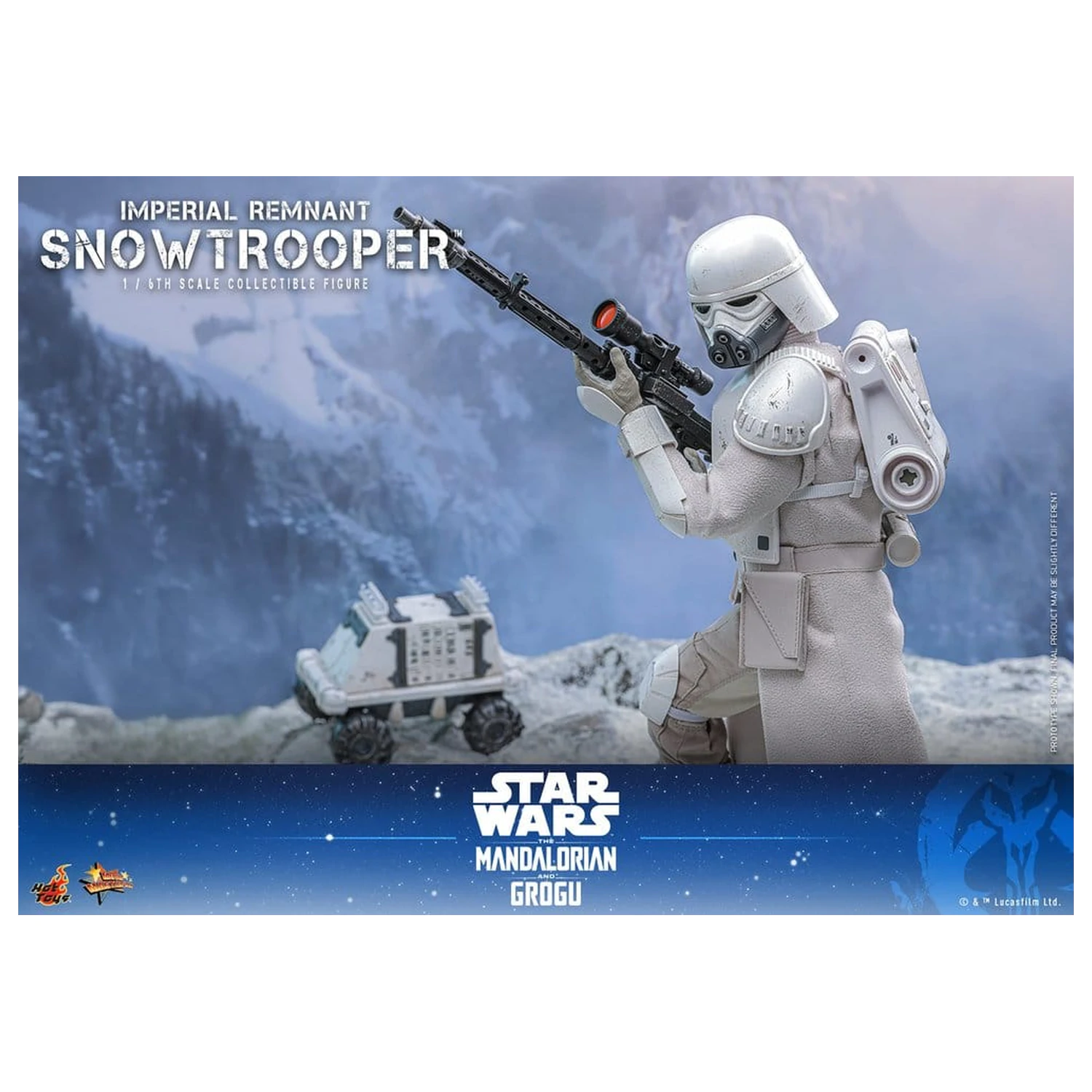 Star Wars: The Mandalorian & Grogu Movie Masterpiece Action Figur 1/6 Imperial Remnant Snowtrooper 30 cm Produktfoto