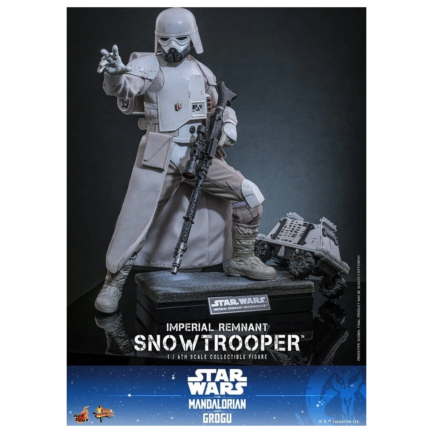 Star Wars: The Mandalorian & Grogu Movie Masterpiece Action Figur 1/6 Imperial Remnant Snowtrooper 30 cm Produktfoto
