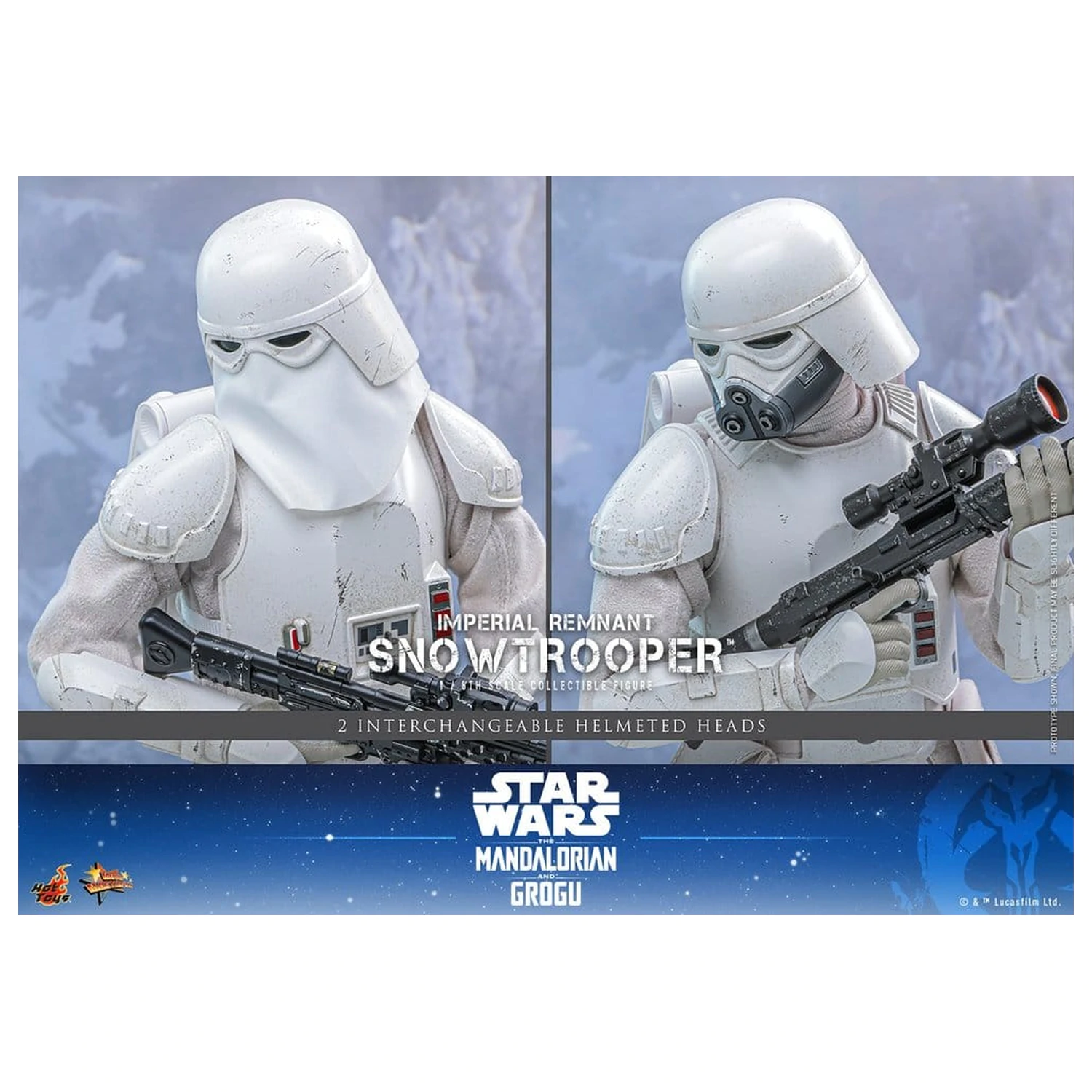 Star Wars: The Mandalorian & Grogu Movie Masterpiece Action Figur 1/6 Imperial Remnant Snowtrooper 30 cm Produktfoto
