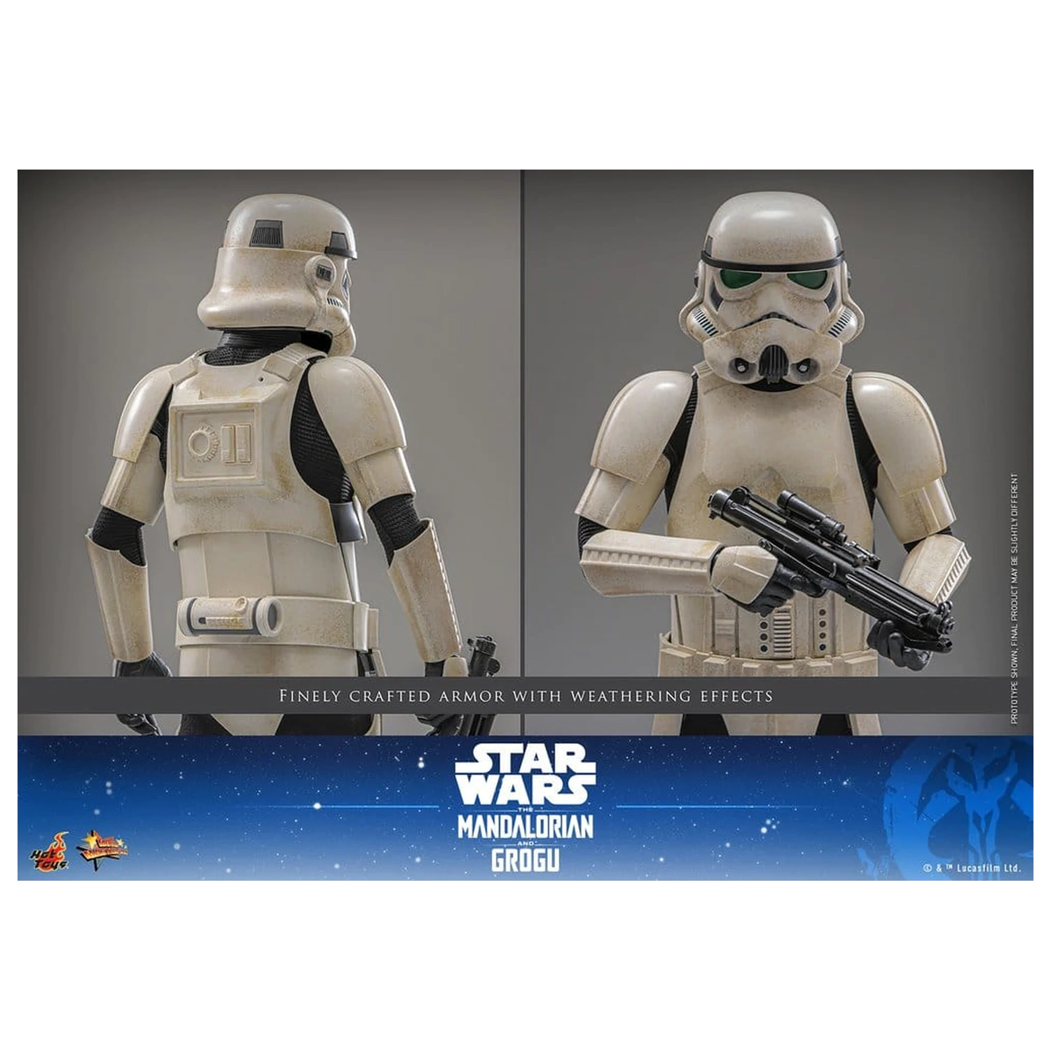 Star Wars: The Mandalorian & Grogu Movie Masterpiece Action-Figur 1/6 Imperial Remnant Stormtrooper 30 cm Produktfoto