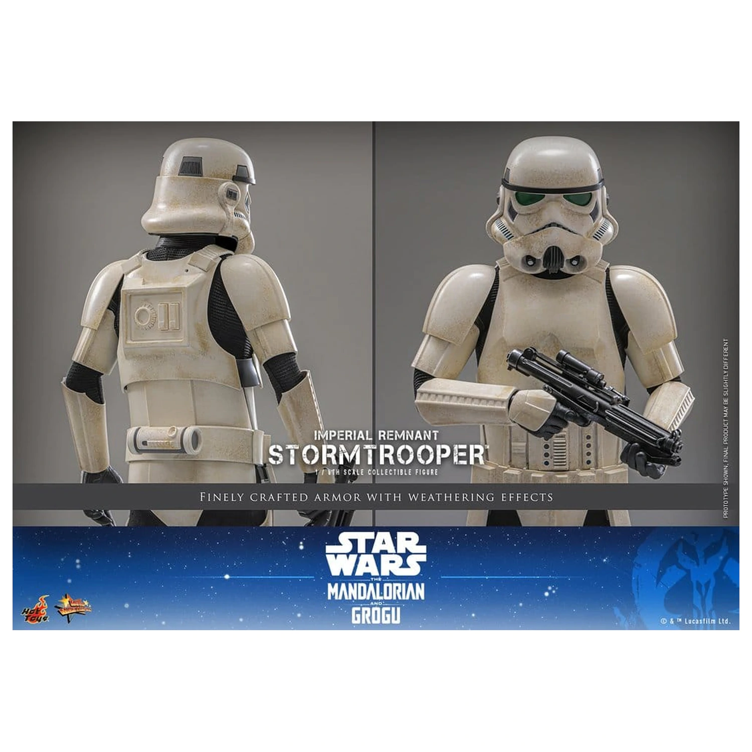 Star Wars: The Mandalorian & Grogu Movie Masterpiece Action-Figur 1/6 Imperial Remnant Stormtrooper 30 cm Produktfoto