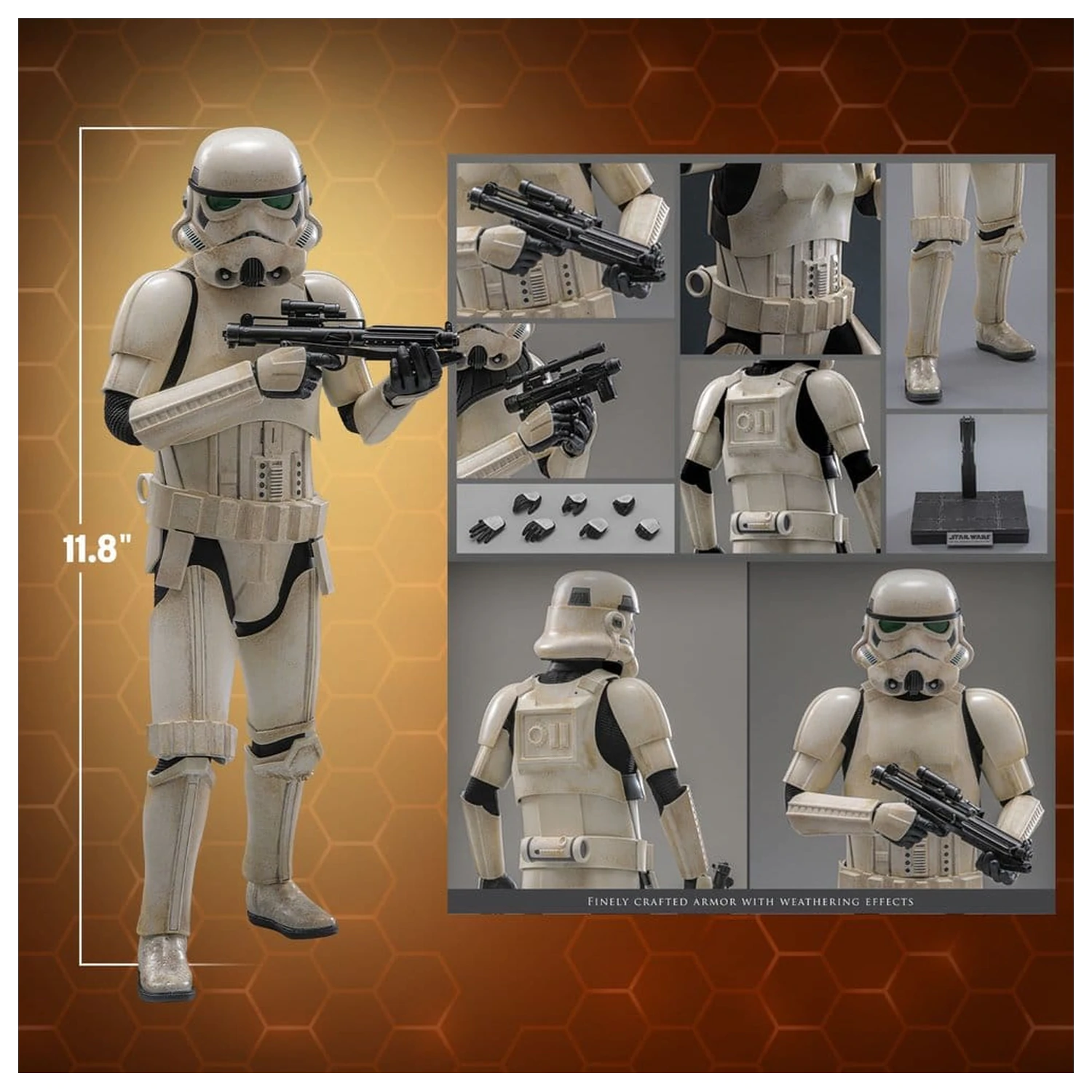 Star Wars: The Mandalorian & Grogu Movie Masterpiece Action-Figur 1/6 Imperial Remnant Stormtrooper 30 cm Produktfoto