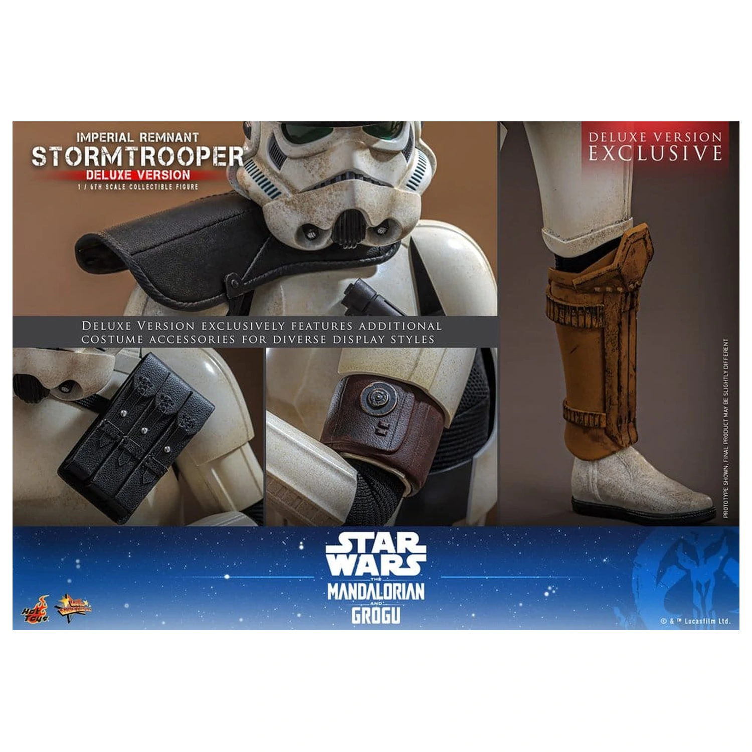 Star Wars: The Mandalorian & Grogu Movie Masterpiece Action-Figur 1/6 Imperial Remnant Stormtrooper (Deluxe Version) 30 cm Produktfoto