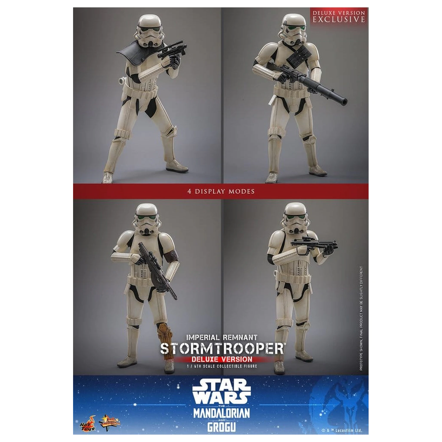 Star Wars: The Mandalorian & Grogu Movie Masterpiece Action-Figur 1/6 Imperial Remnant Stormtrooper (Deluxe Version) 30 cm Produktfoto