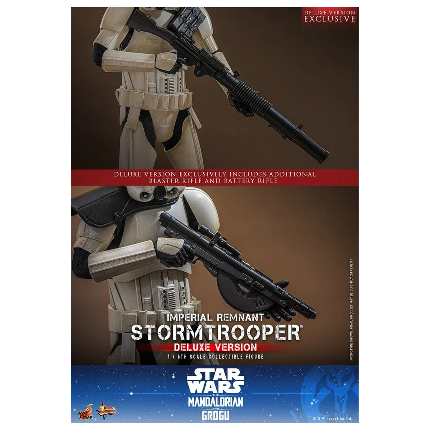 Star Wars: The Mandalorian & Grogu Movie Masterpiece Action-Figur 1/6 Imperial Remnant Stormtrooper (Deluxe Version) 30 cm Produktfoto
