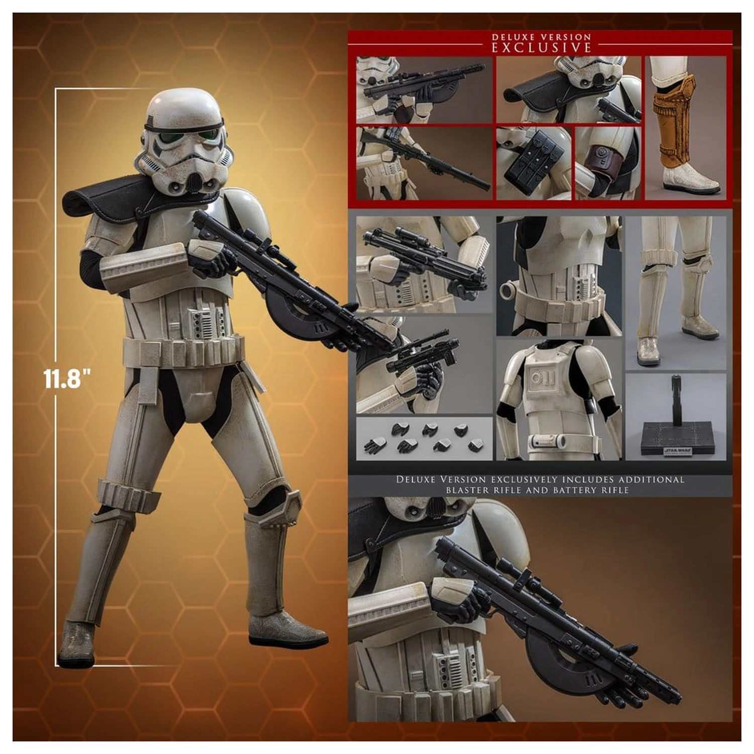 Star Wars: The Mandalorian & Grogu Movie Masterpiece Action-Figur 1/6 Imperial Remnant Stormtrooper (Deluxe Version) 30 cm Produktfoto