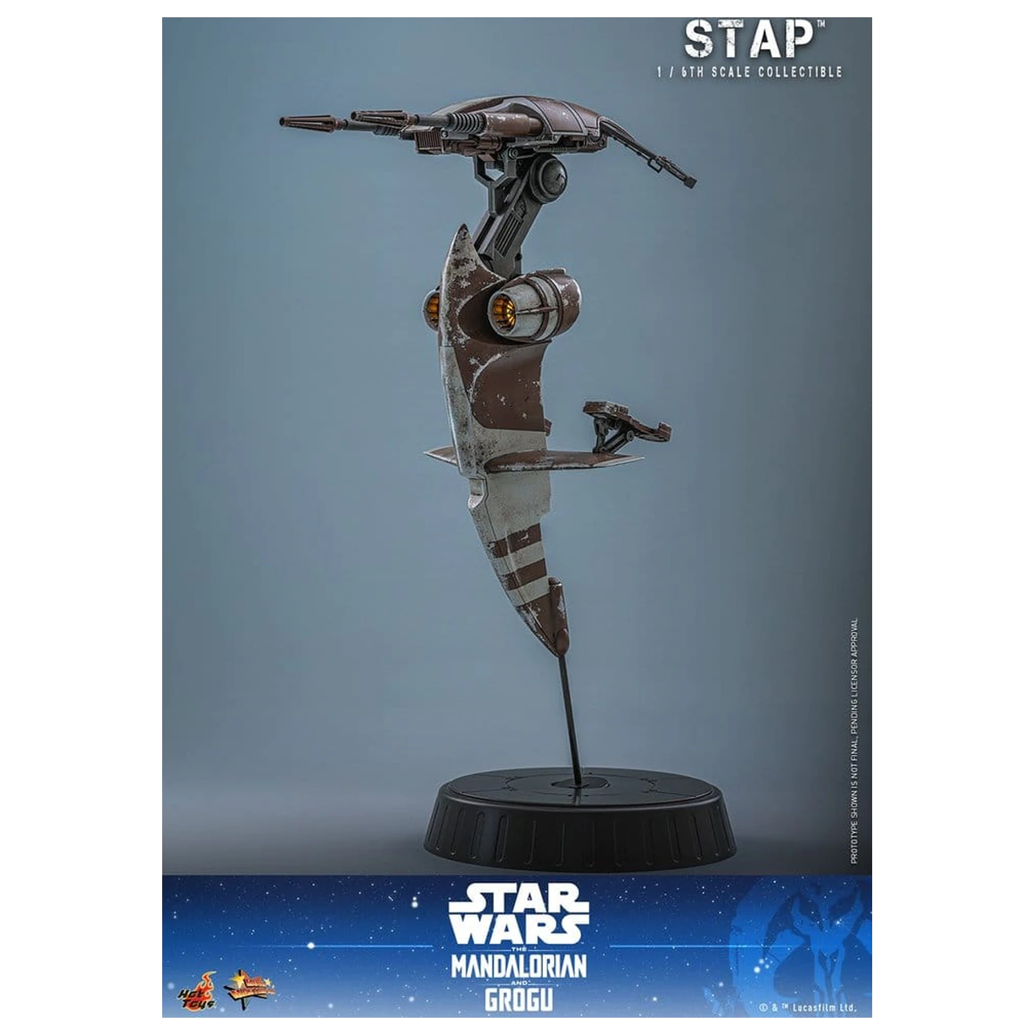 Star Wars: The Mandalorian & Grogu Film Meisterstück Zubehör 1/6 STAP 32 cm Produktfoto