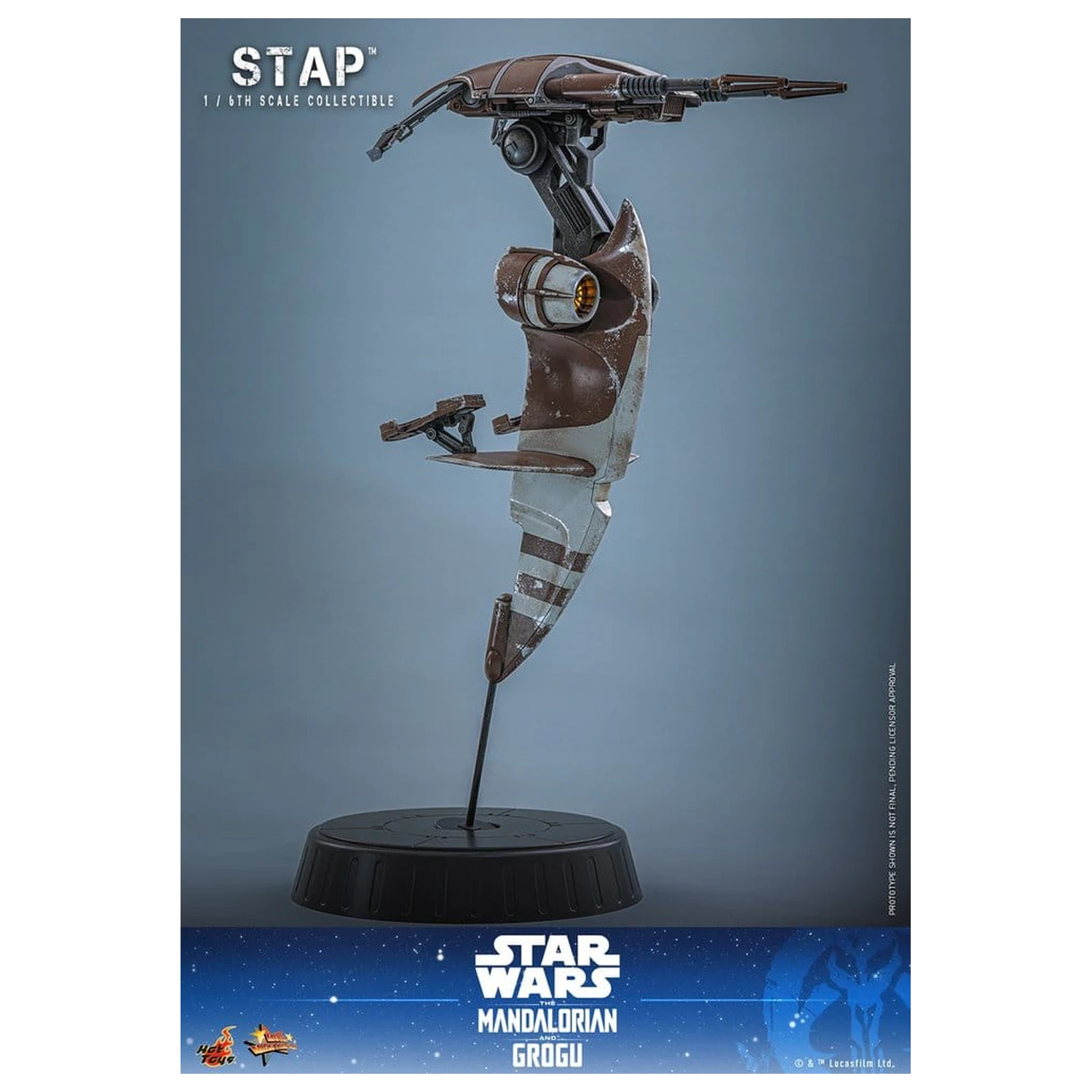 Star Wars: The Mandalorian & Grogu Film Meisterstück Zubehör 1/6 STAP 32 cm Produktfoto