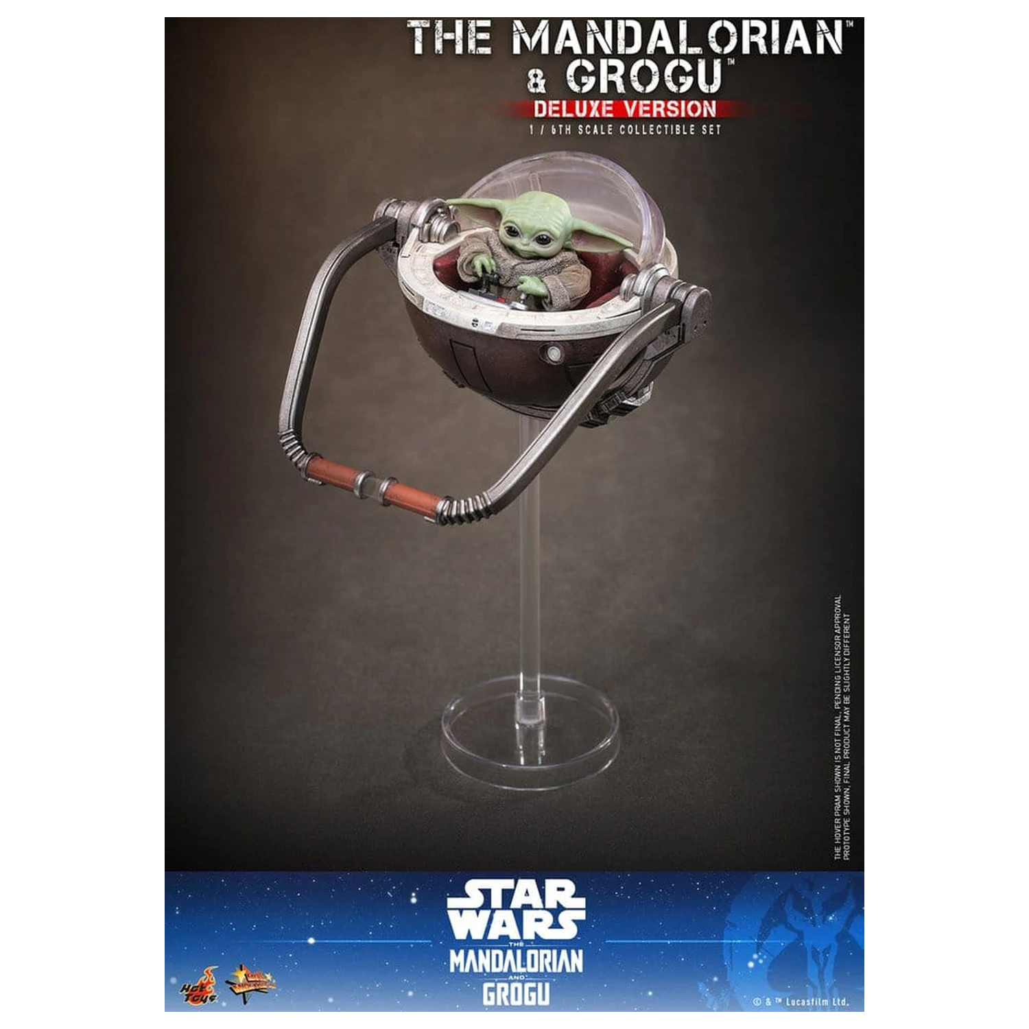Star Wars: The Mandalorian & Grogu Movie Masterpiece Action Figur 1/6 The Mandalorian und Grogu (Deluxe Version) 31 cm Produktfoto