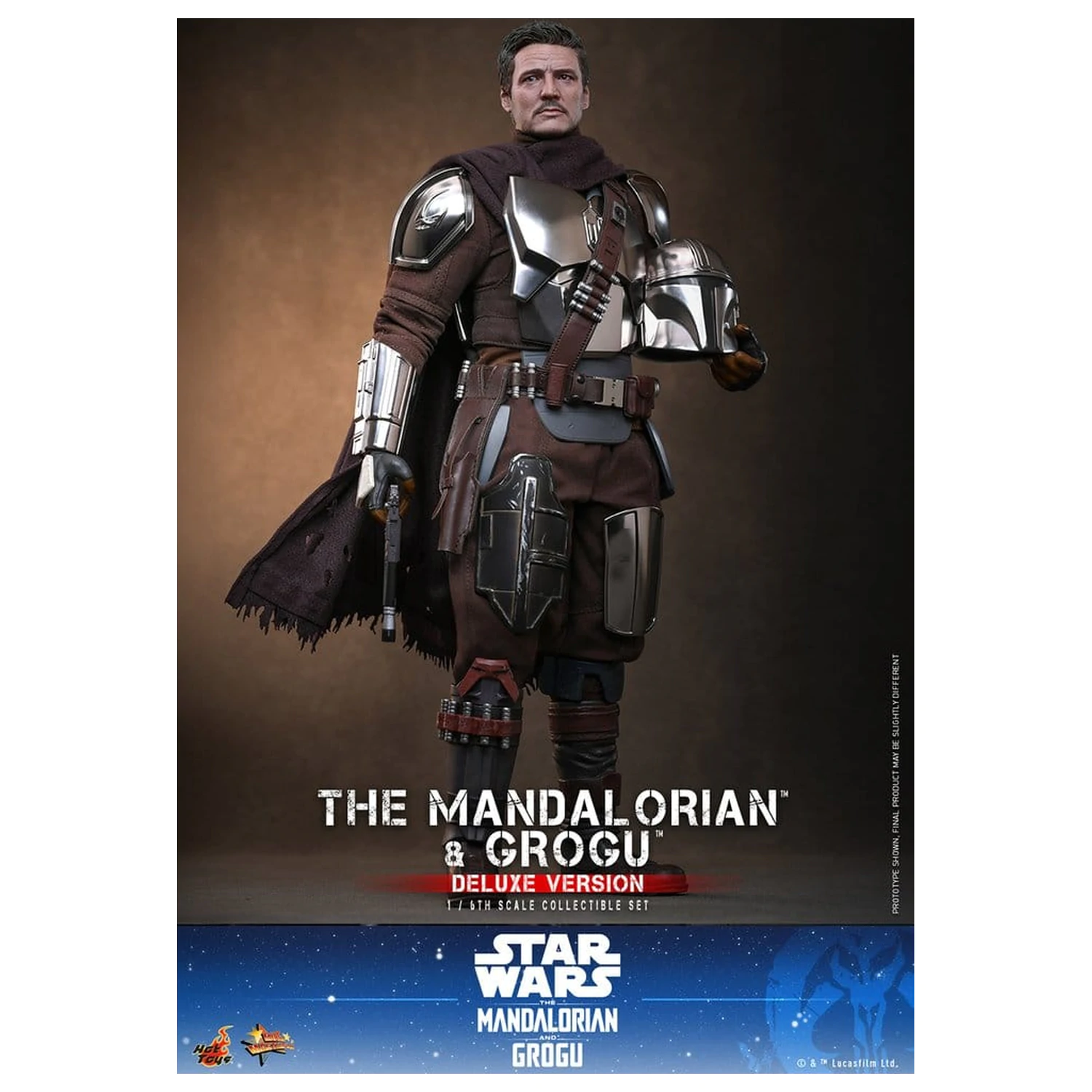 Star Wars: The Mandalorian & Grogu Movie Masterpiece Action Figur 1/6 The Mandalorian und Grogu (Deluxe Version) 31 cm Produktfoto