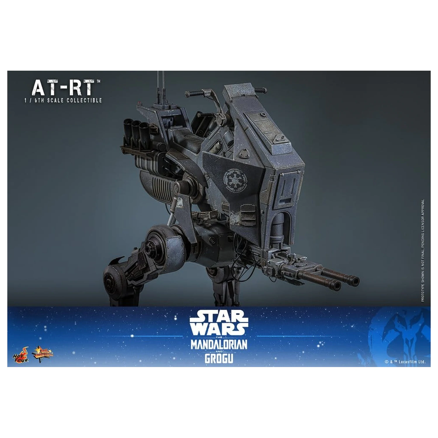 Star Wars: The Mandalorian & Grogu Movie Masterpiece Fahrzeug 1/6 AT-RT 60 cm Produktfoto