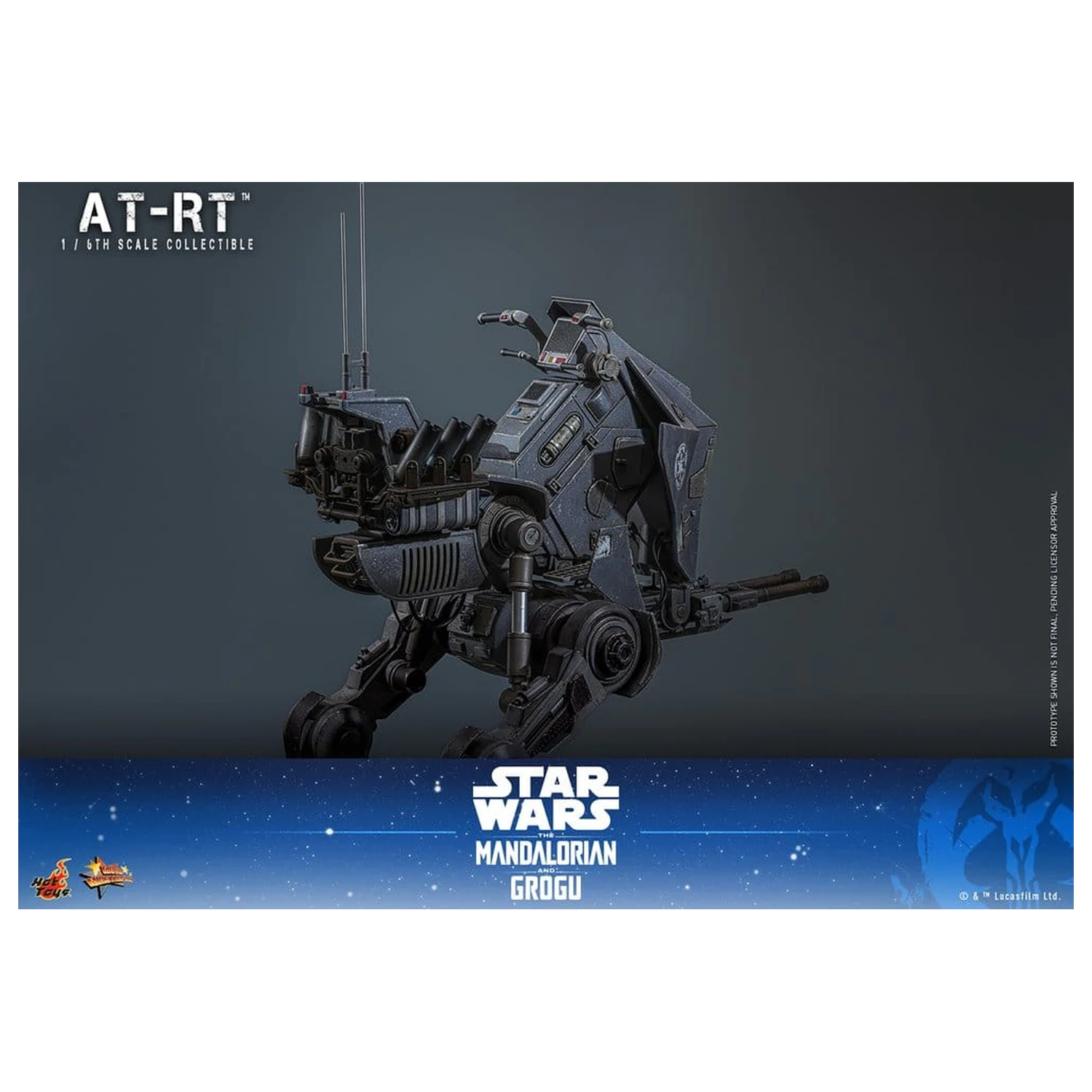 Star Wars: The Mandalorian & Grogu Movie Masterpiece Fahrzeug 1/6 AT-RT 60 cm Produktfoto