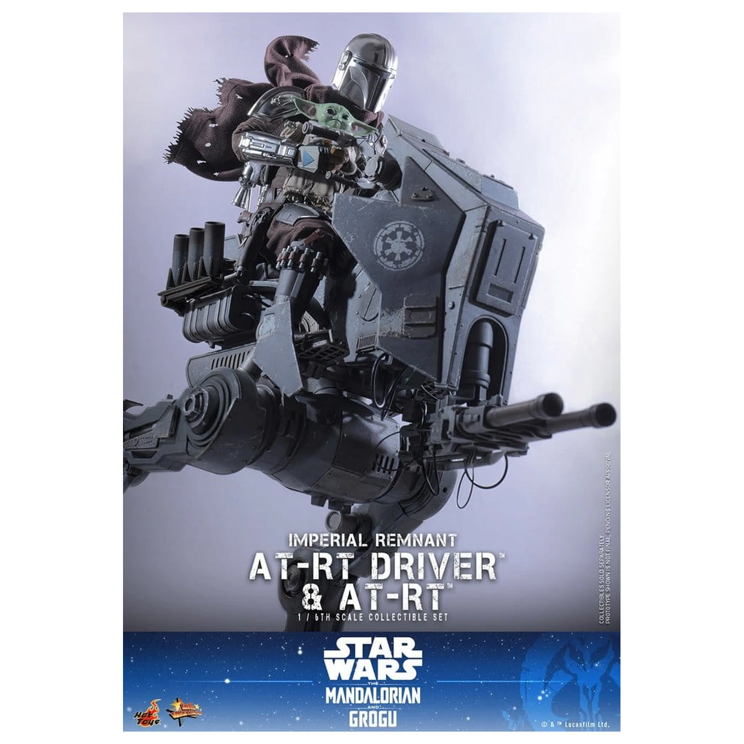 Star Wars: The Mandalorian & Grogu Movie Masterpiece Fahrzeug 1/6 AT-RT 60 cm Produktfoto