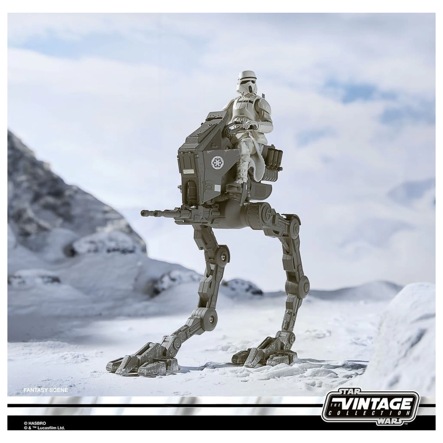 Star Wars: The Mandalorian & Grogu Vintage Collection Fahrzeug Imperial Remnant AT-RT 10 cm Produktfoto