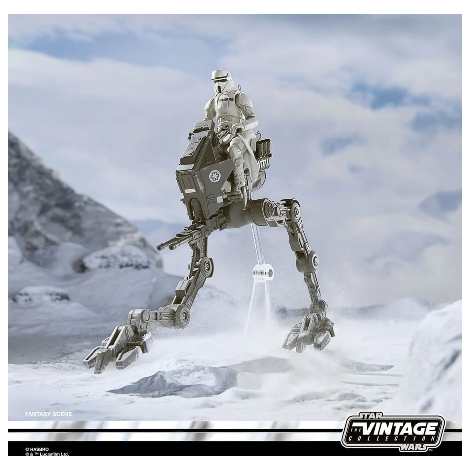 Star Wars: The Mandalorian & Grogu Vintage Collection Fahrzeug Imperial Remnant AT-RT 10 cm Produktfoto