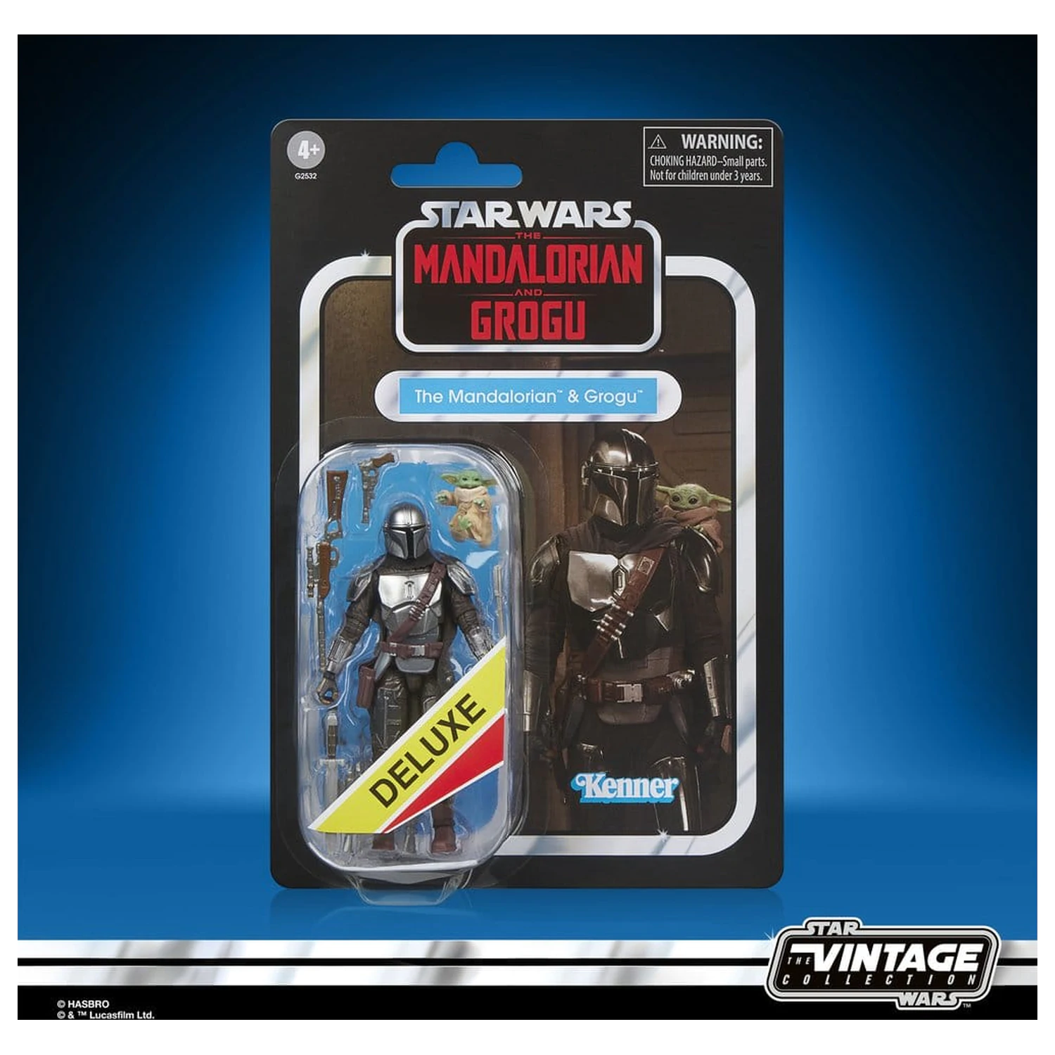 Star Wars: The Mandalorian & Grogu Vintage Collection Actionfigur The Mandalorian & Grogu 10 cm Produktfoto