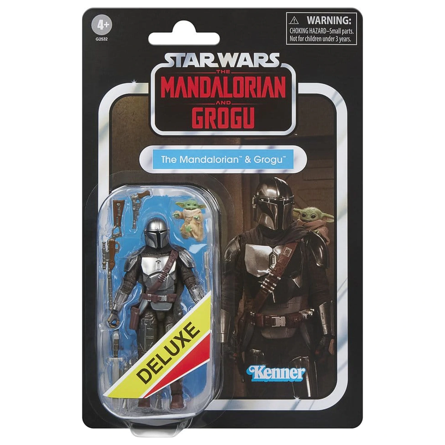 Star Wars: The Mandalorian & Grogu Vintage Collection Actionfigur The Mandalorian & Grogu 10 cm Produktfoto
