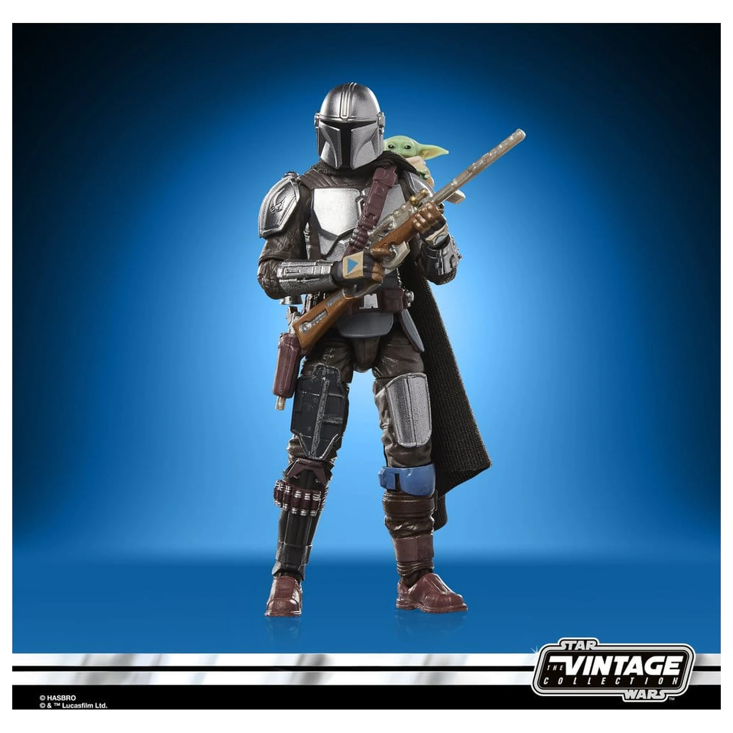 Star Wars: The Mandalorian & Grogu Vintage Collection Actionfigur The Mandalorian & Grogu 10 cm Produktfoto