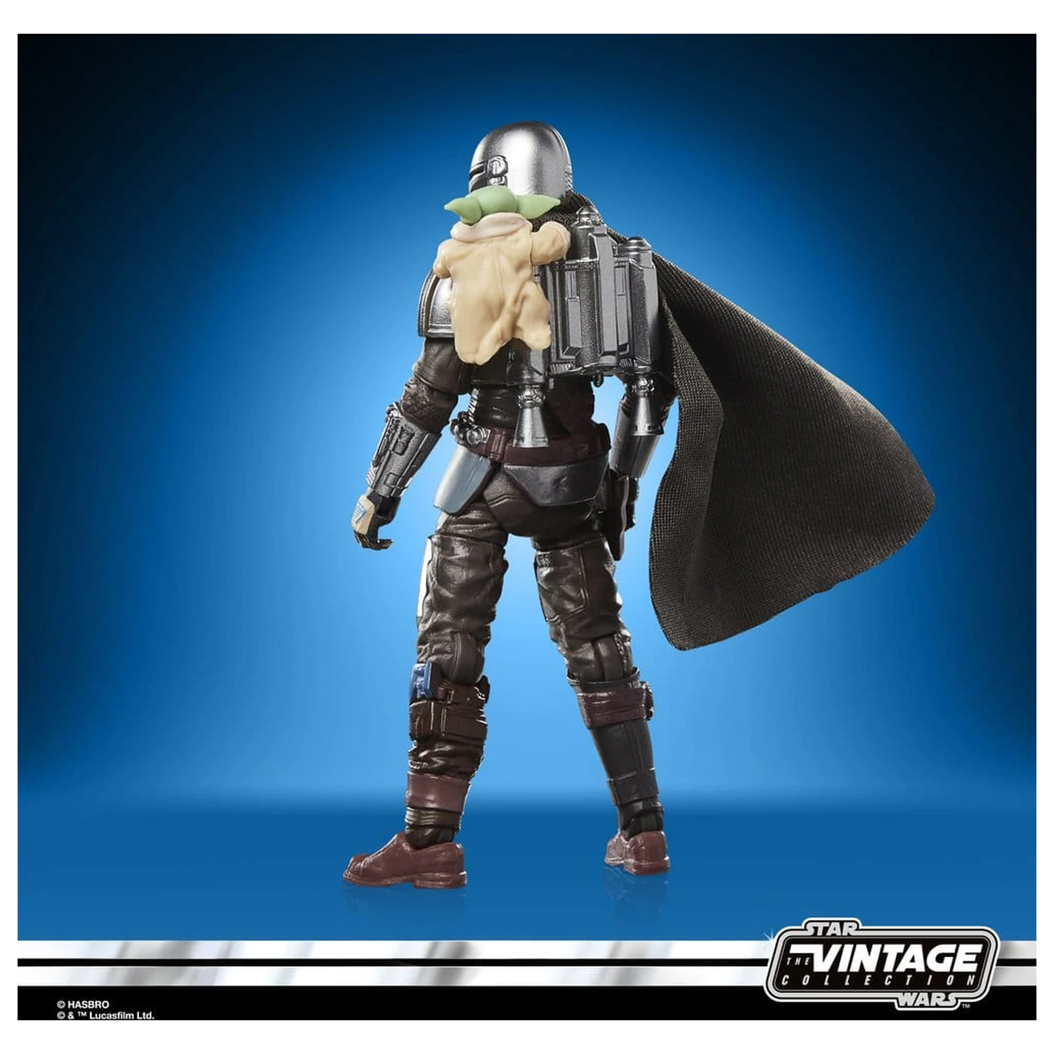 Star Wars: The Mandalorian & Grogu Vintage Collection Actionfigur The Mandalorian & Grogu 10 cm Produktfoto