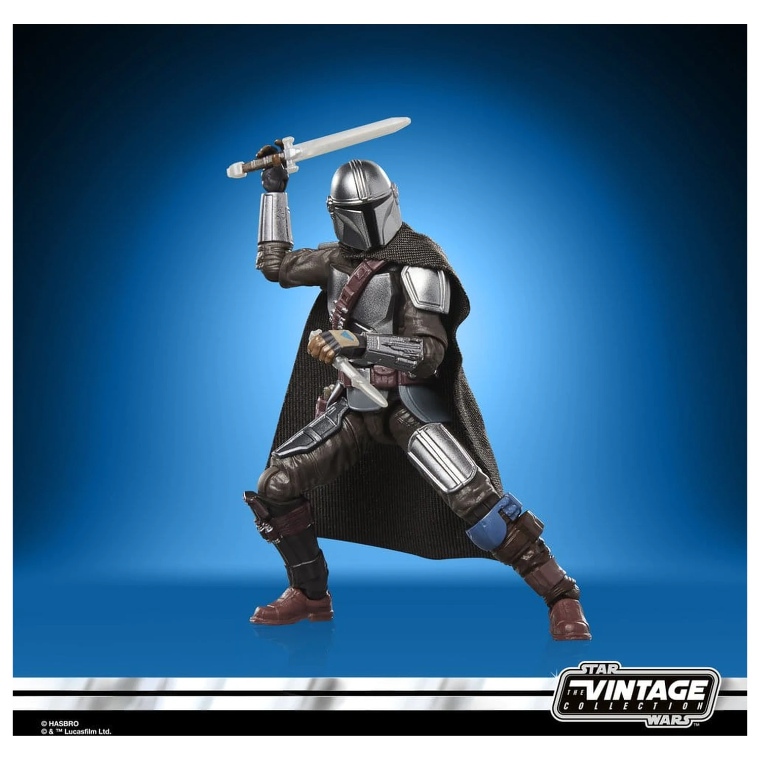 Star Wars: The Mandalorian & Grogu Vintage Collection Actionfigur The Mandalorian & Grogu 10 cm Produktfoto