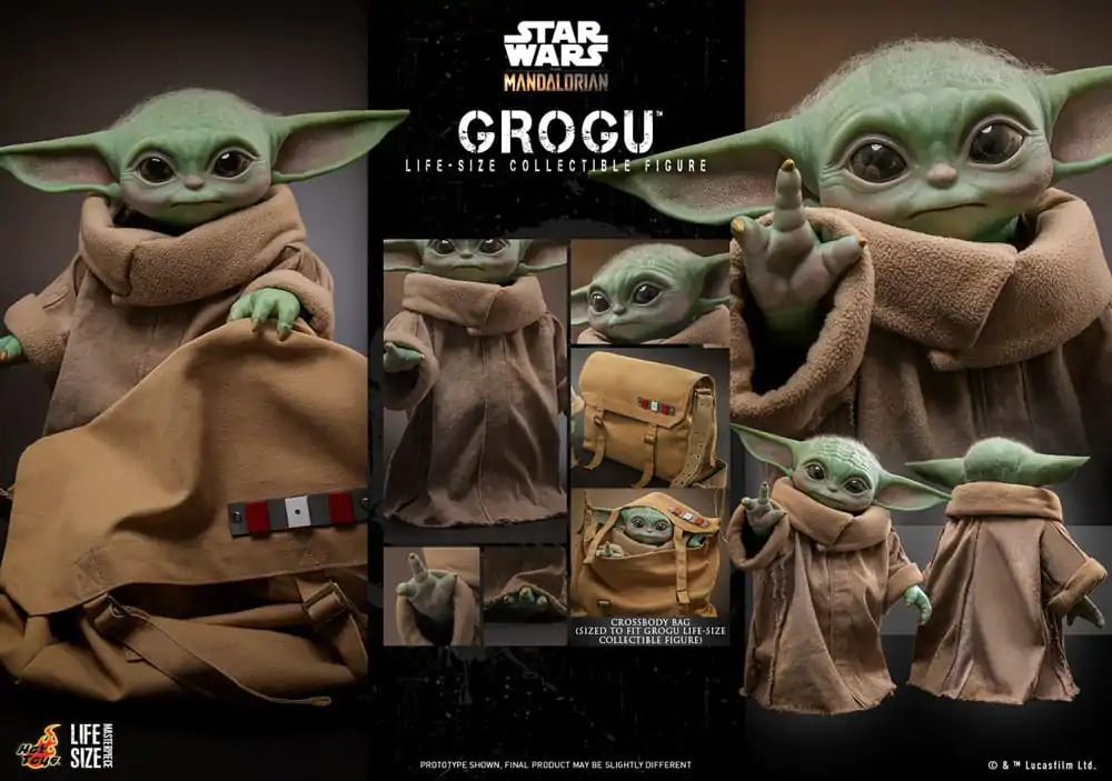 Star Wars: The Mandalorian lebensgroße Meisterstück-Actionfigur Grogu 37 cm Produktfoto