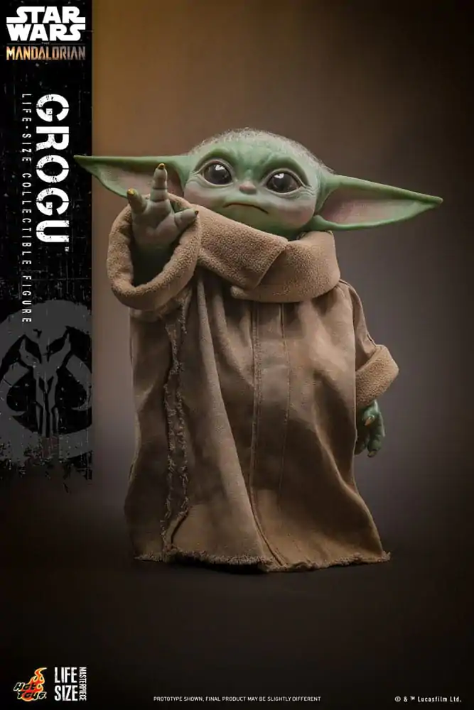 Star Wars: The Mandalorian lebensgroße Meisterstück-Actionfigur Grogu 37 cm Produktfoto