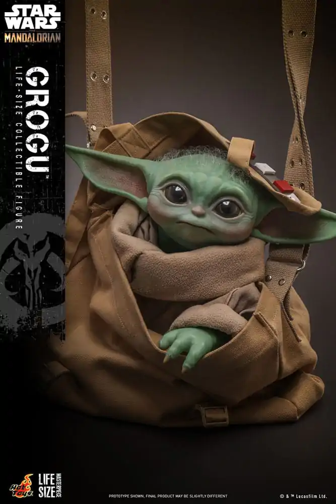 Star Wars: The Mandalorian lebensgroße Meisterstück-Actionfigur Grogu 37 cm Produktfoto