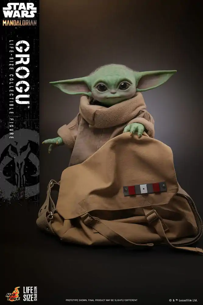 Star Wars: The Mandalorian lebensgroße Meisterstück-Actionfigur Grogu 37 cm Produktfoto