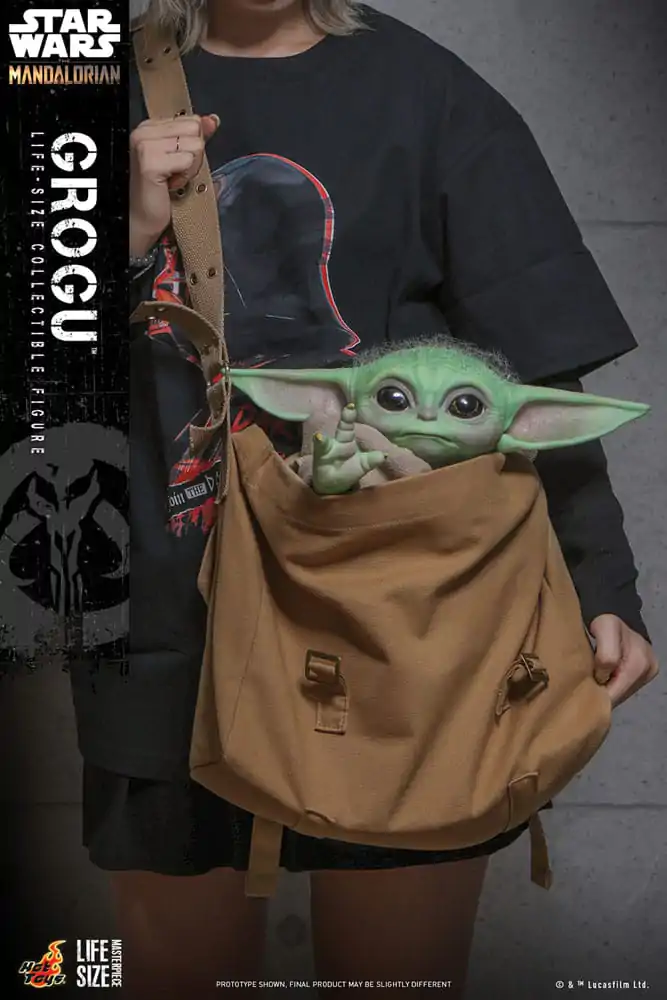 Star Wars: The Mandalorian lebensgroße Meisterstück-Actionfigur Grogu 37 cm Produktfoto