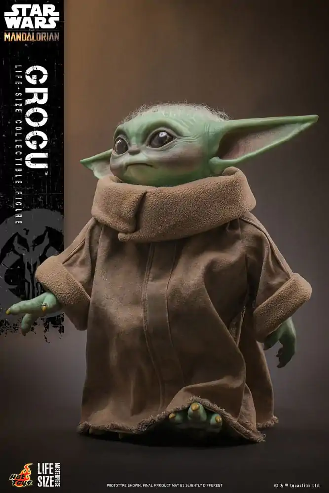 Star Wars: The Mandalorian lebensgroße Meisterstück-Actionfigur Grogu 37 cm Produktfoto