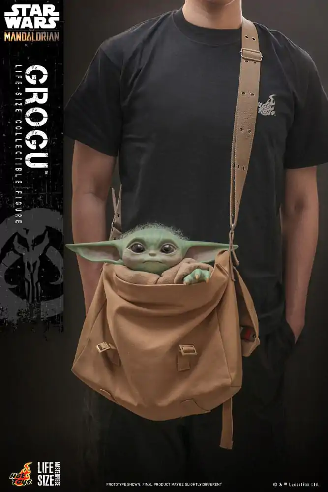 Star Wars: The Mandalorian lebensgroße Meisterstück-Actionfigur Grogu 37 cm Produktfoto