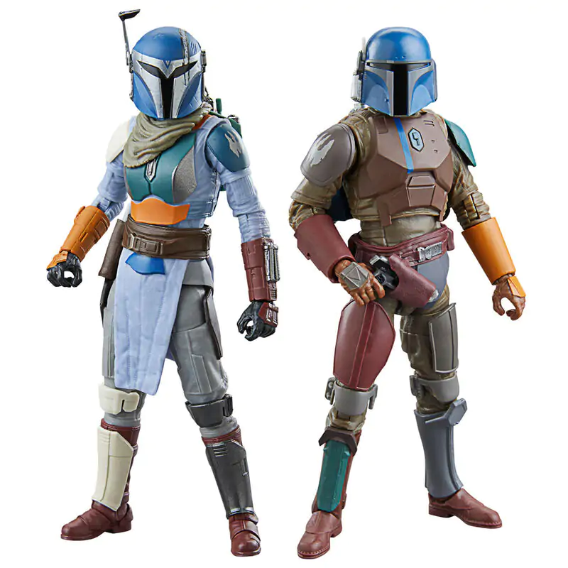 Star Wars The Mandalorian - Mandalorian & Shriek-Hawk Trainers 2-er Figurn set 15cm Produktfoto