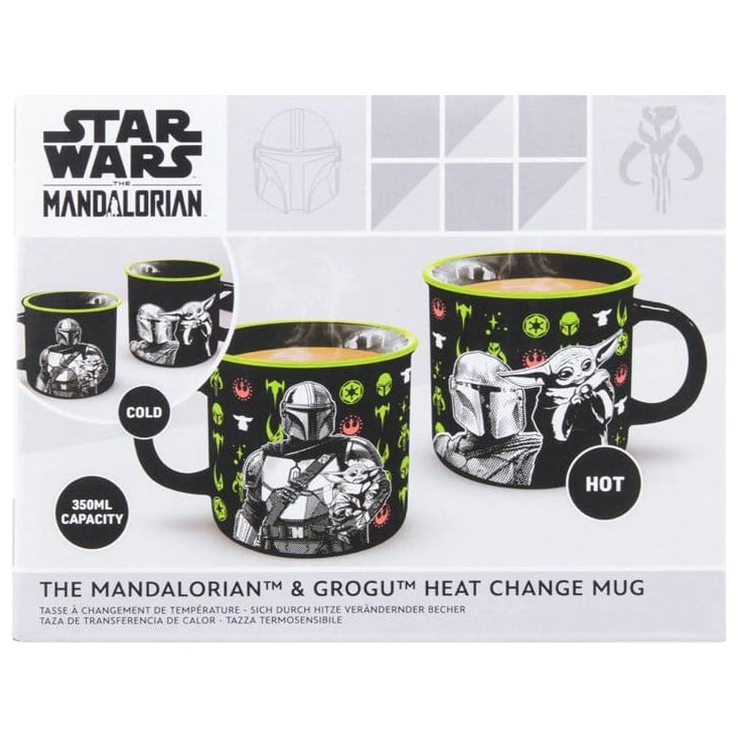 Star Wars: The Mandalorian Wärme wechselnde Tasse Mandalorian und Grogu Produktfoto