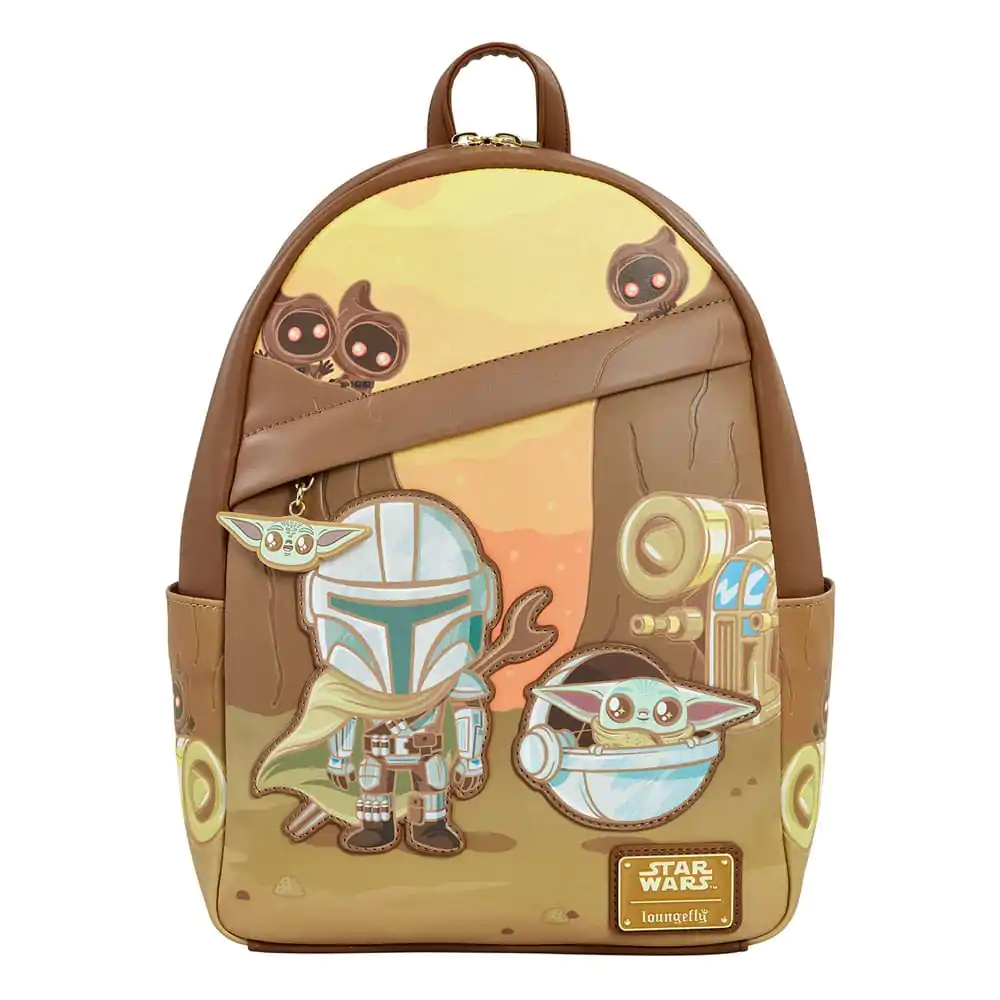 Star Wars: The Mandalorian by Loungefly Rucksack Mini Mandalorian and Grogu Produktfoto
