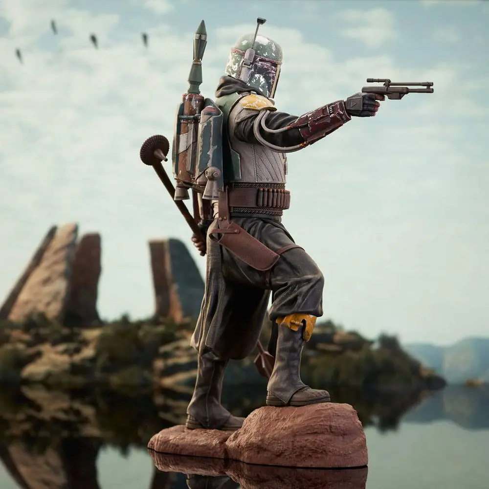 Star Wars: The Mandalorian Milestones Statue 1/6 Boba Fett 30 cm Produktfoto