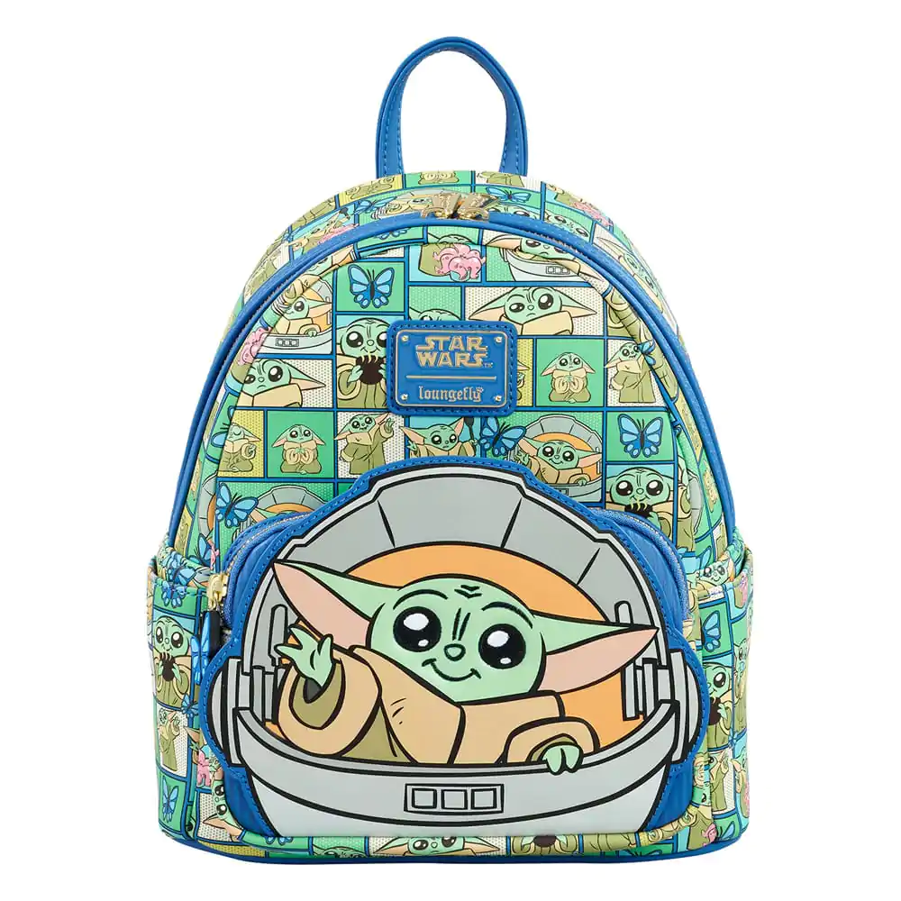 Star Wars: The Mandalorian by Loungefly Rucksack Mini Grogu Squares Produktfoto