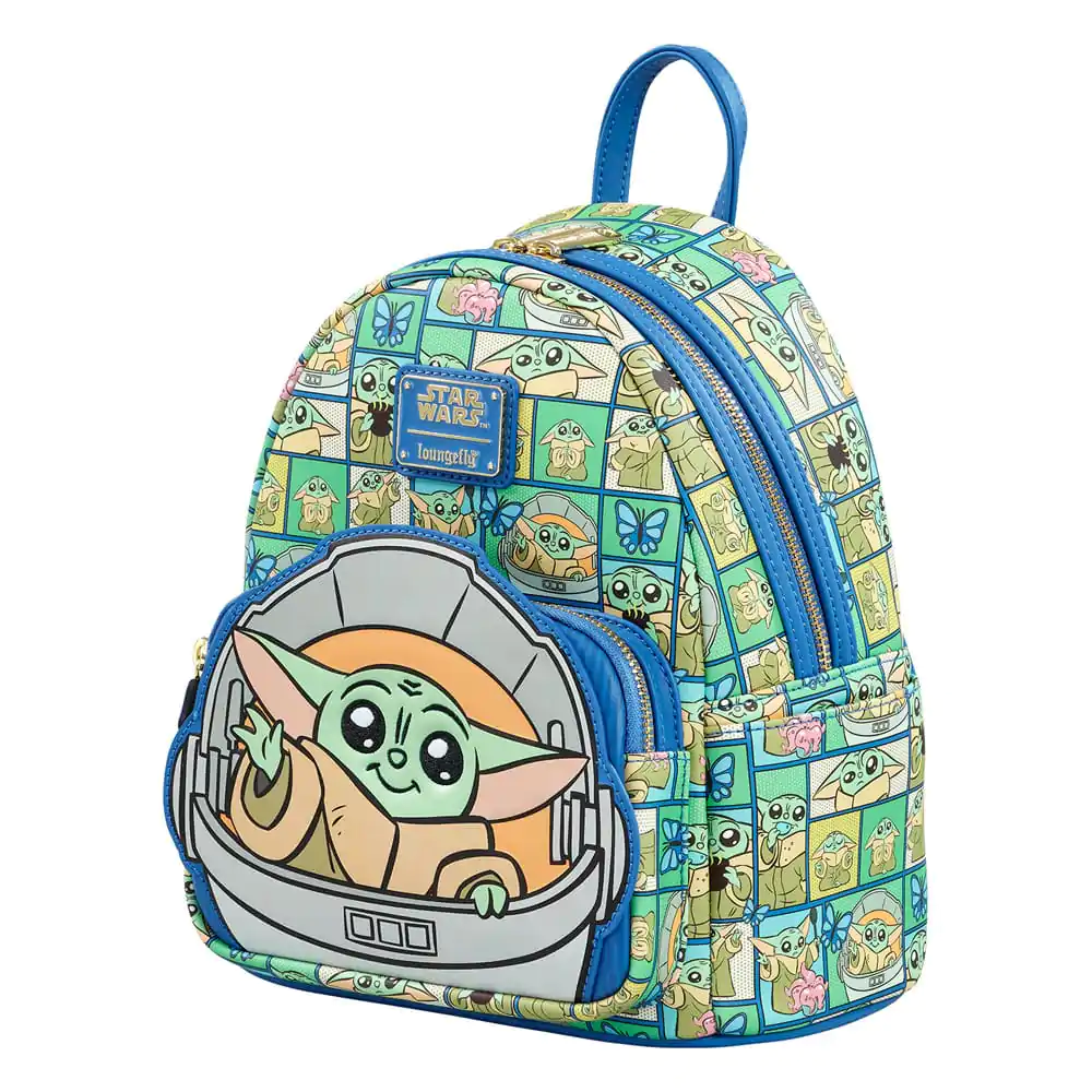 Star Wars: The Mandalorian by Loungefly Rucksack Mini Grogu Squares Produktfoto