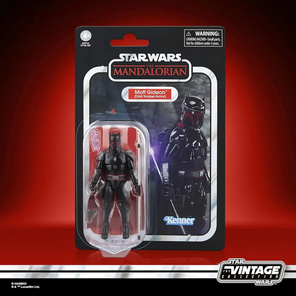 Star Wars The Mandalorian Moff Gideon Dark Trooper Armor Figur 9,5 cm Produktfoto