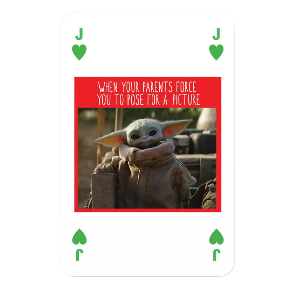 Star Wars The Mandalorian Number 1 Spielkarten Produktfoto