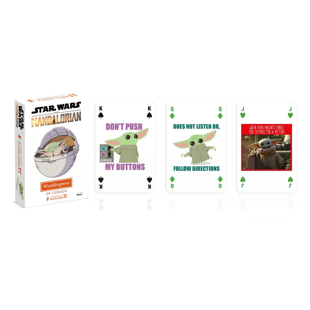 Star Wars The Mandalorian Number 1 Spielkarten Produktfoto