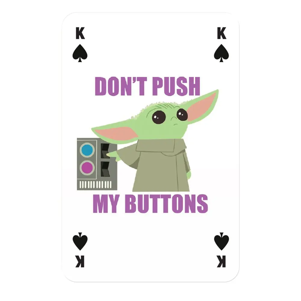 Star Wars The Mandalorian Number 1 Spielkarten Produktfoto