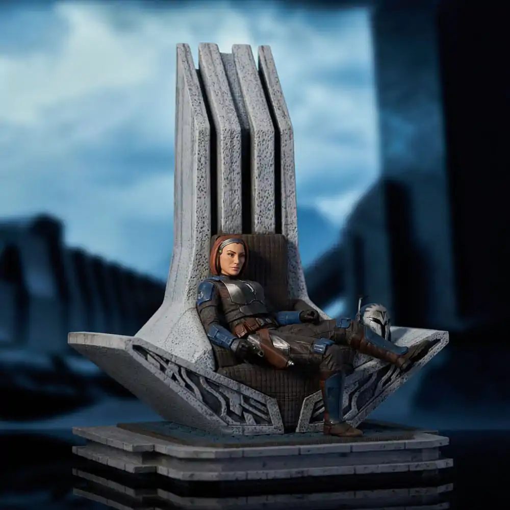 Star Wars: The Mandalorian Premier Collection Statue 1/7 Bo-Katan Kryze on Throne 35 cm Produktfoto