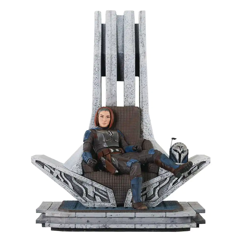 Star Wars: The Mandalorian Premier Collection Statue 1/7 Bo-Katan Kryze on Throne 35 cm Produktfoto