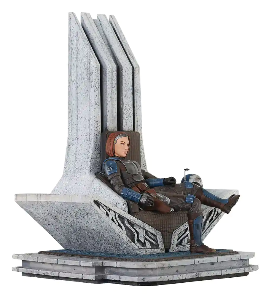 Star Wars: The Mandalorian Premier Collection Statue 1/7 Bo-Katan Kryze on Throne 35 cm Produktfoto