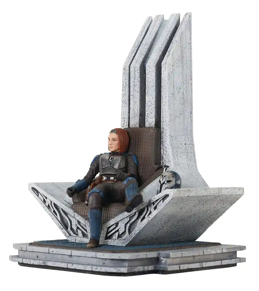 Star Wars: The Mandalorian Premier Collection Statue 1/7 Bo-Katan Kryze on Throne 35 cm Produktfoto