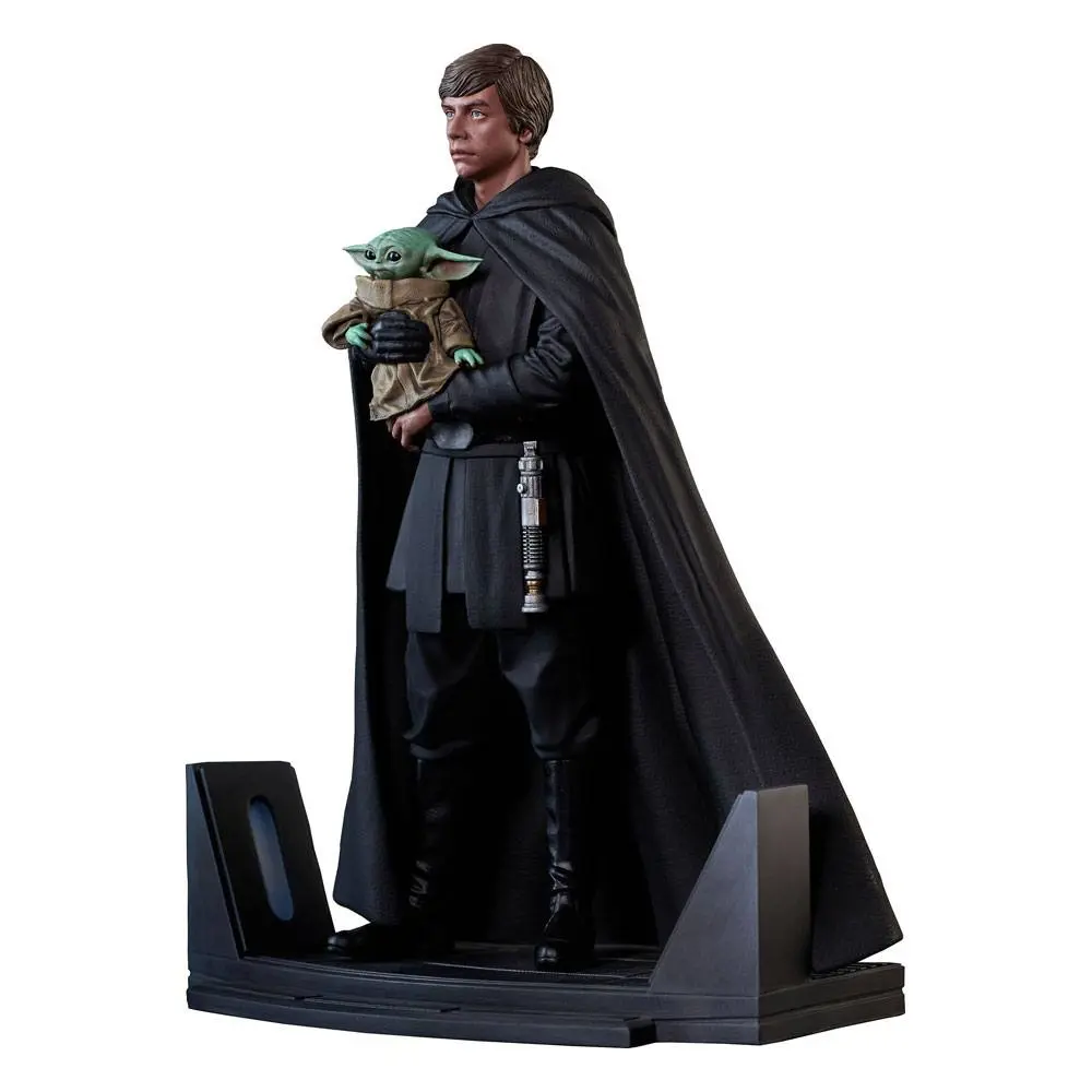 Star Wars: The Mandalorian Premier Collection Statue 1/7 Luke Skywalker & Grogu 25 cm termékfotó