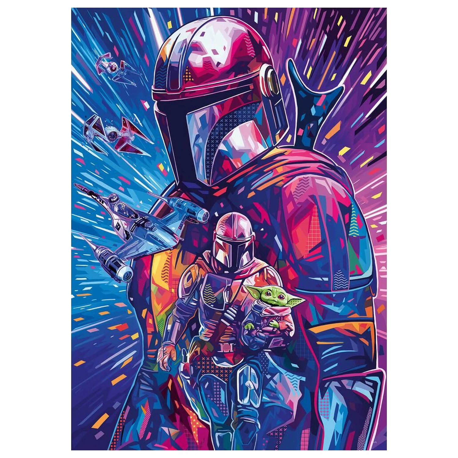 Star Wars The Mandalorian Puzzle 500 Teile Produktfoto