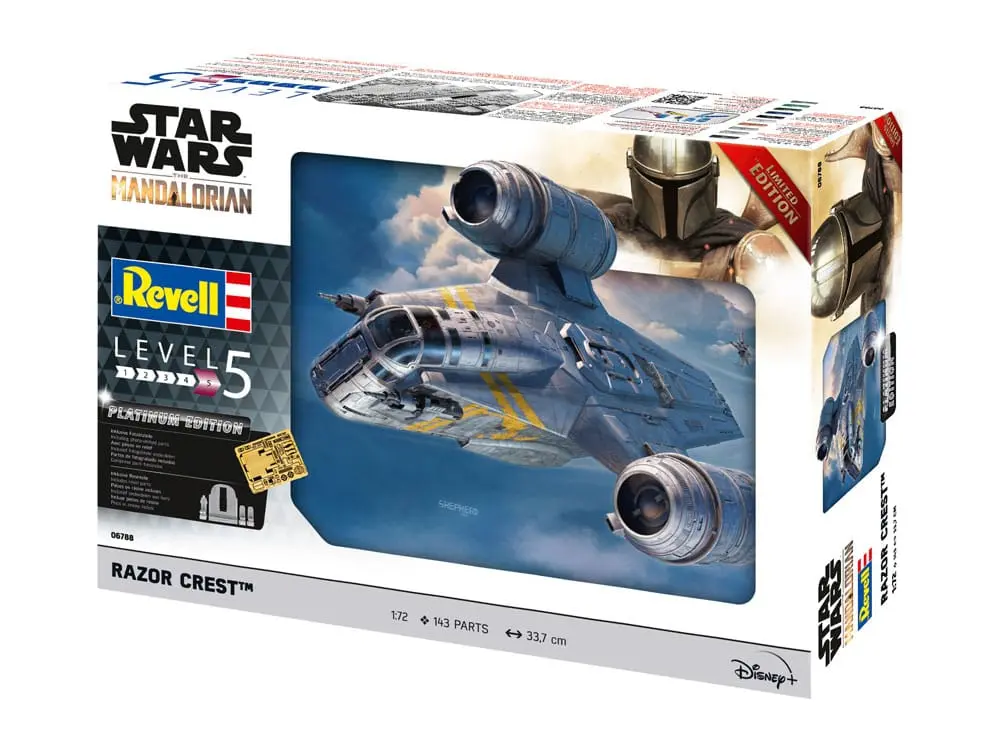 Star Wars: The Mandalorian Modellbausatz Razor Crest "Platinum Edition" Produktfoto