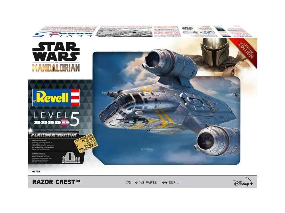 Star Wars: The Mandalorian Modellbausatz Razor Crest "Platinum Edition" Produktfoto