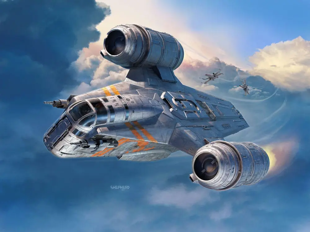 Star Wars: The Mandalorian Modellbausatz Razor Crest "Platinum Edition" Produktfoto